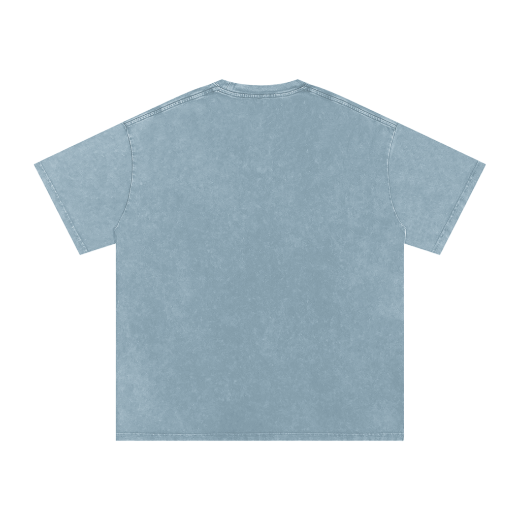Be Not Afraid Snow Washed Oversized Cotton Angel T-Shirt