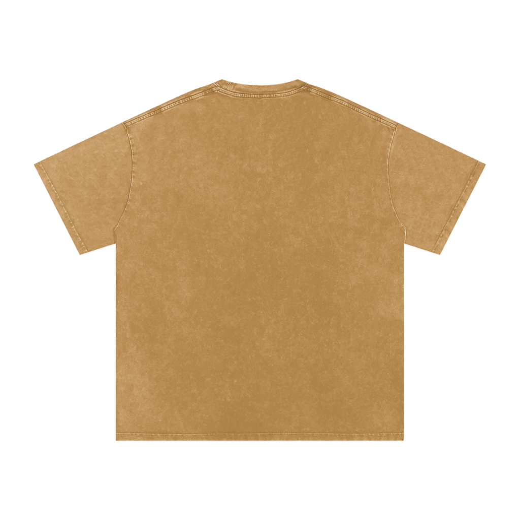 Be Not Afraid Snow Washed Oversized Cotton Angel T-Shirt