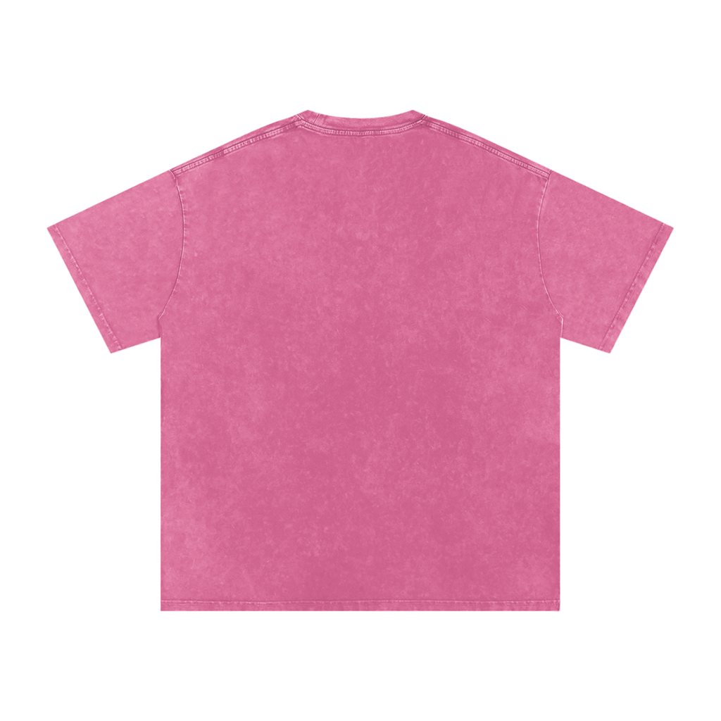 Be Not Afraid Snow Washed Oversized Cotton Angel T-Shirt