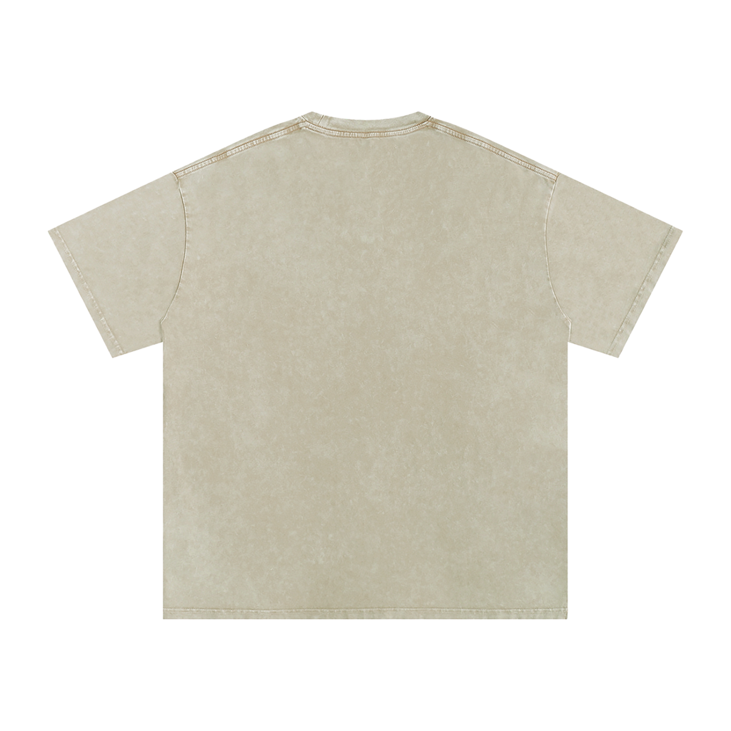 Be Not Afraid Snow Washed Oversized Cotton Angel T-Shirt