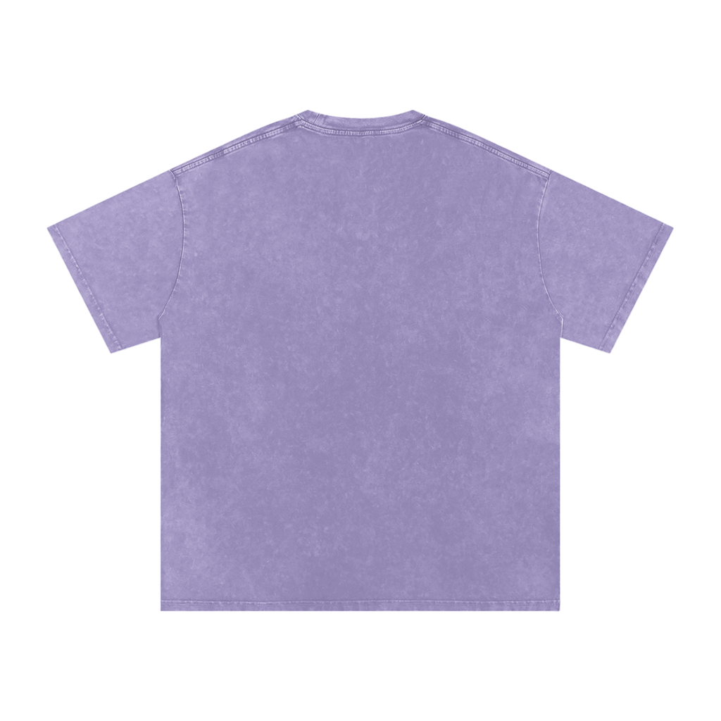 Be Not Afraid Snow Washed Oversized Cotton Angel T-Shirt