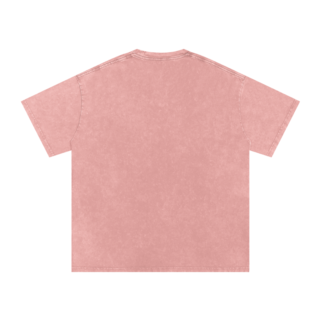 Be Not Afraid Snow Washed Oversized Cotton Angel T-Shirt