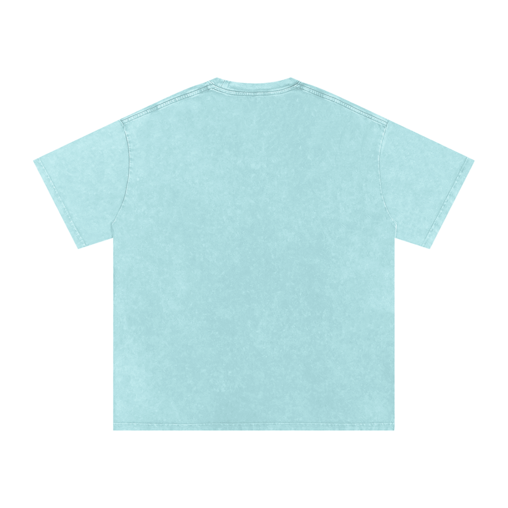 Be Not Afraid Snow Washed Oversized Cotton Angel T-Shirt